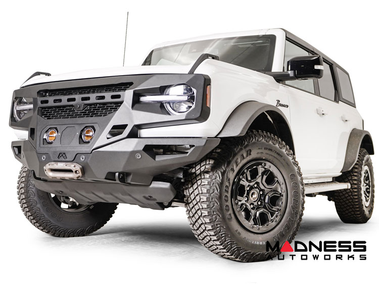 Ford Bronco Front Bumper - Fab Fours - Grumper